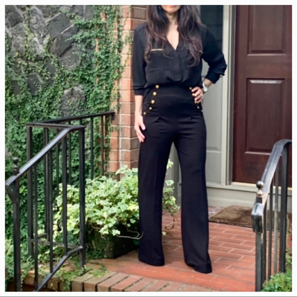 ✨RESTOCK ✨Black gold button side pocket pants - Picture 8 of 8